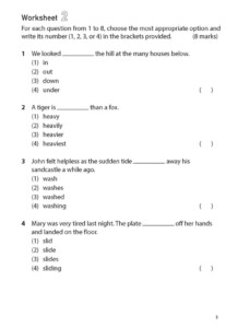 100 English Worksheets Primary 3 Grammar MCQ OpenSchoolbag