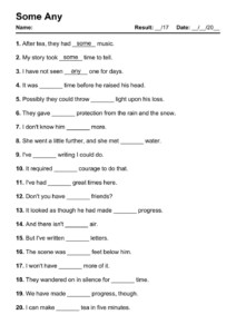 101 Some Any PDF Worksheets With Answers 2021 Exercises Grammarism