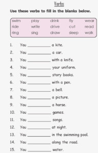 2nd Grade English Worksheets Best Coloring Pages For Kids