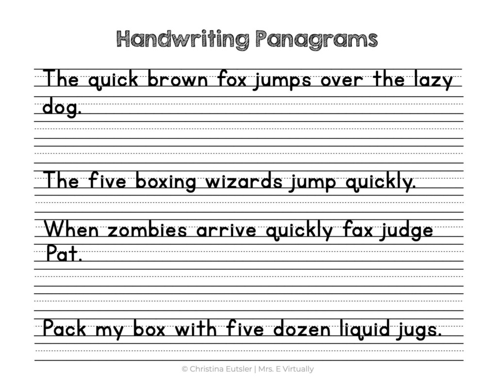 2Nd Grade Writing Worksheets Free Printable