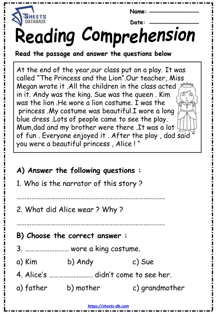 3rd Grade Reading Worksheets Free Printable 3rd Grade Readin