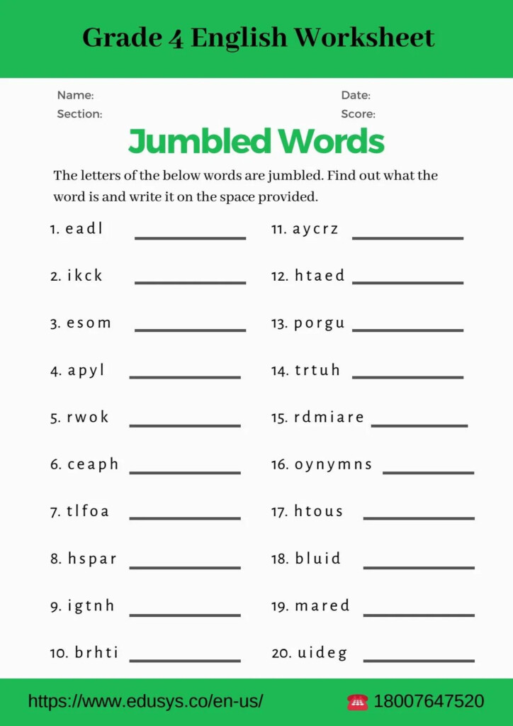 4th Grade English Vocabulary Worksheet Pdf By Nithya Issuu Worksheet 