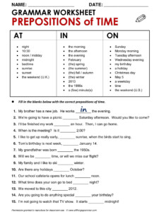 5 Grade English Worksheets Free Language Worksheets