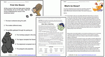 60 ENGLISH WORKSHEET LAND GRADE 4