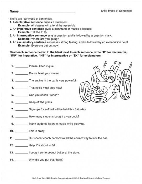 6Th Grade Ela Worksheets Pdf