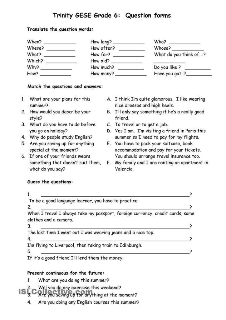 6th Grade English Worksheets Printable Language Worksheets