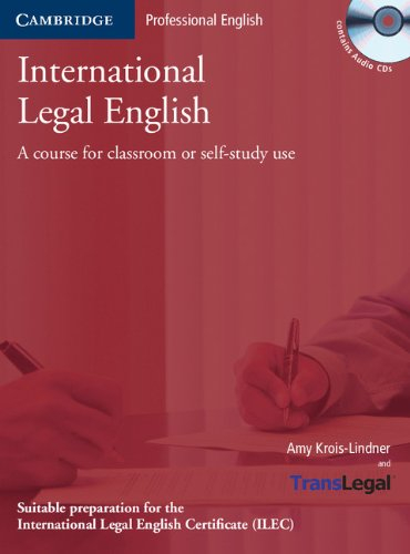 Amazon International Legal English Student 39 s Book With Audio CDs 