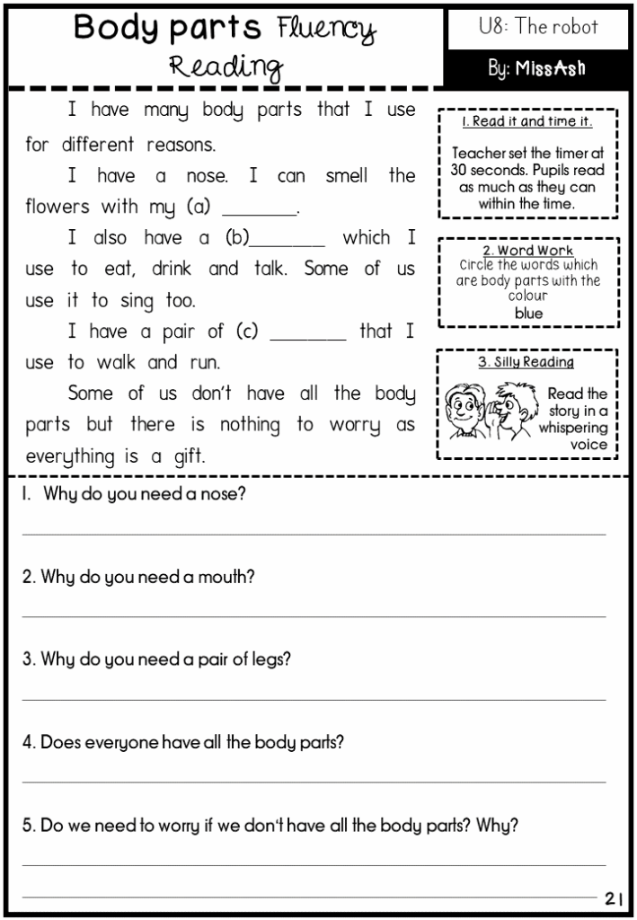 ASH THE TEACHER YEAR 2 SUPPLEMENTARY WORKSHEETS MODULE