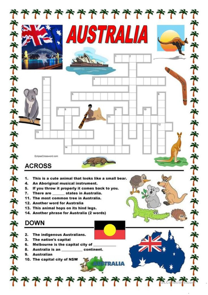Australia Worksheets