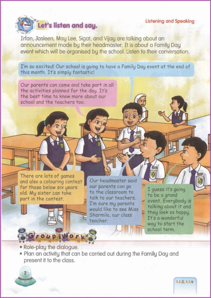 Bahasa Inggeris English Year 5 Kssr Worksheet Worksheet Resume Examples