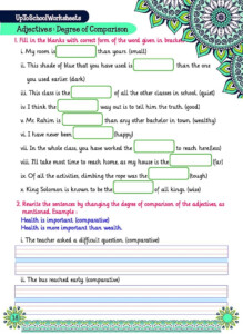 Buy Grade 3 English Grammar Language Worksheets CBSE ICSE With