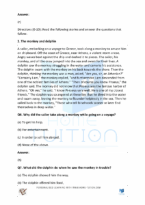CBSE Worksheet For Class 4 English Comprehension Prose Free PDF
