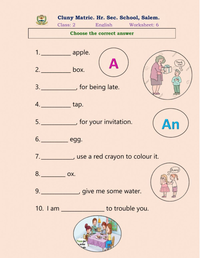 Class 2nd English Worksheet Grade 2 English Worksheet Vrogue co
