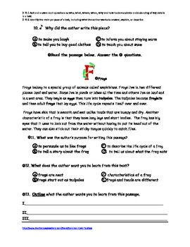 Common Core 2 RI 1 Ask And Answer Questions And RI 6 Main Purpose Of A Text