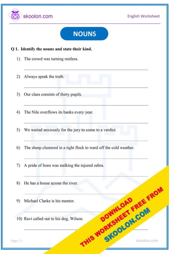Countable And Uncountable Nouns Skoolon