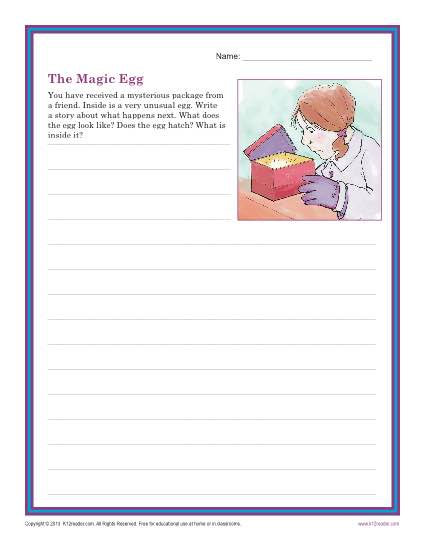 Creative Writing Worksheets For Grade 3