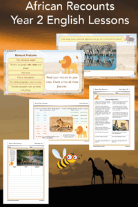 Download These Safari Recount Year 2 English Lessons And Get Your Class