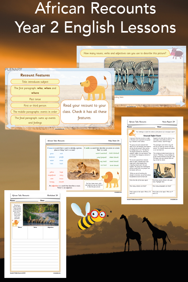 Download These Safari Recount Year 2 English Lessons And Get Your Class 
