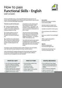 Edexcel Functional Skills English Worksheets SkillsWorksheets
