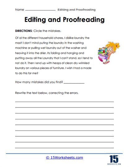 Editing And Proofreading Worksheets Worksheets Worksheet Hero