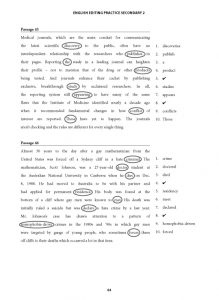English Editing Practice Secondary 2 Express Normal Academic CPD 