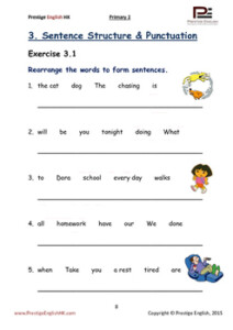 English Exercise Book Primary 2 SAMPLE FREE FREEBIE By Prestige