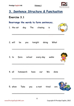 English Exercise Book Primary 2 SAMPLE FREE FREEBIE By Prestige 