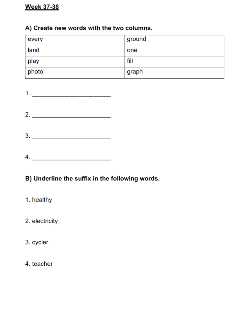 English First Additional Language Term 4 Platinum Revision Test GRADE 