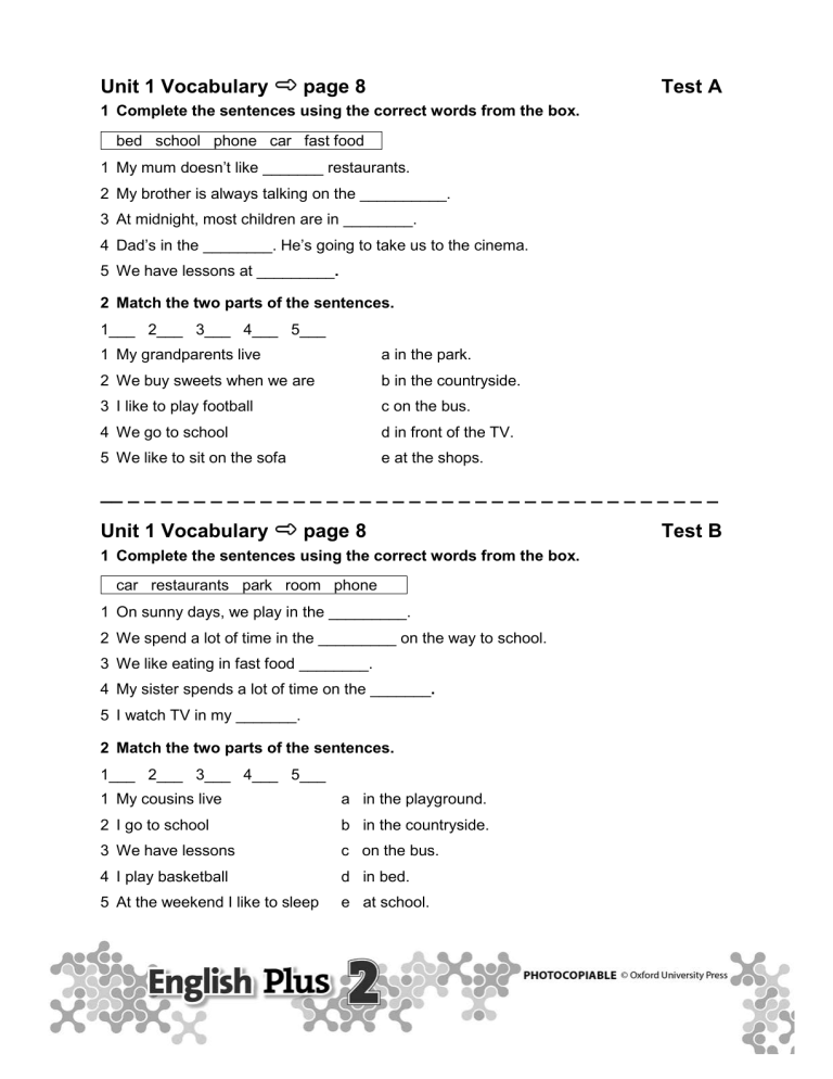 English Focus 2 Unit 6 Interactive Worksheet Workshee Vrogue co