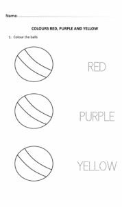 English For 4 Year Olds Worksheets Language Worksheets