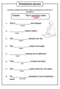 English For 6 Year Olds Worksheets