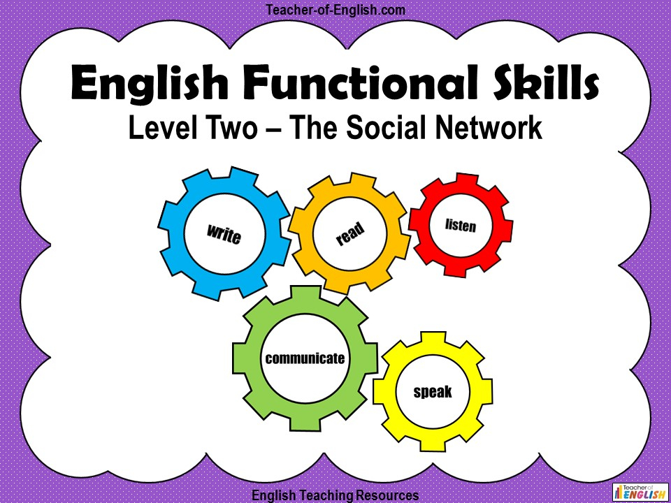 English Functional Skills Level 2 2019 Teaching Resources