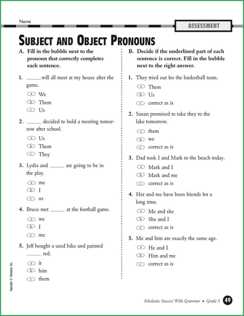 English Grammar Worksheets For Grade 1 Pdf