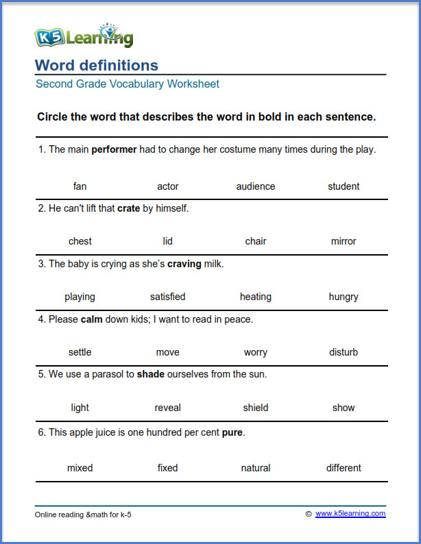 English Grammar Worksheets For Grade 2 Pdf Download