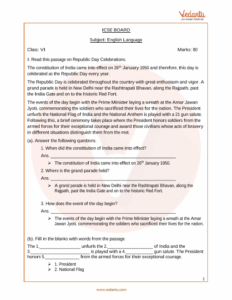 English Grammar Worksheets For Grade 6 Icse English Grammar 5th Grade