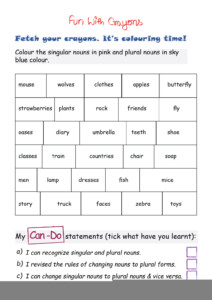 English Language Worksheet For Class 3 Language Worksheets