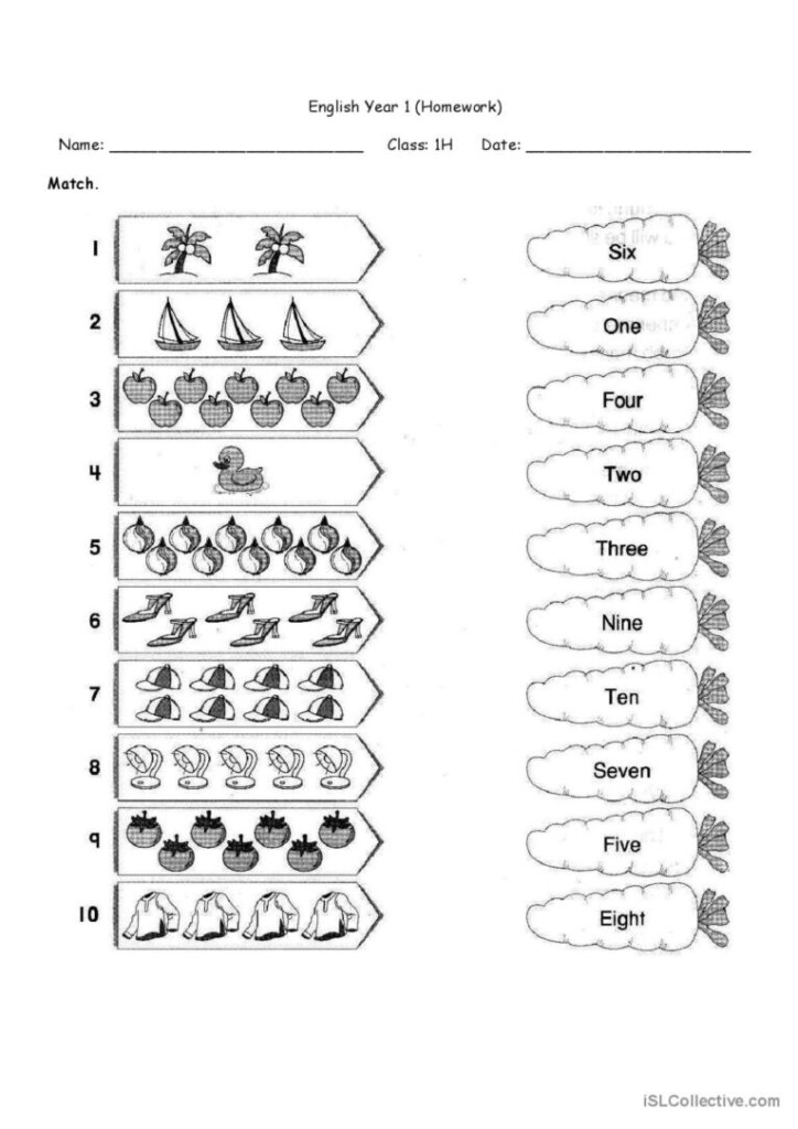 English Primary 1 English ESL Worksheets Pdf Doc