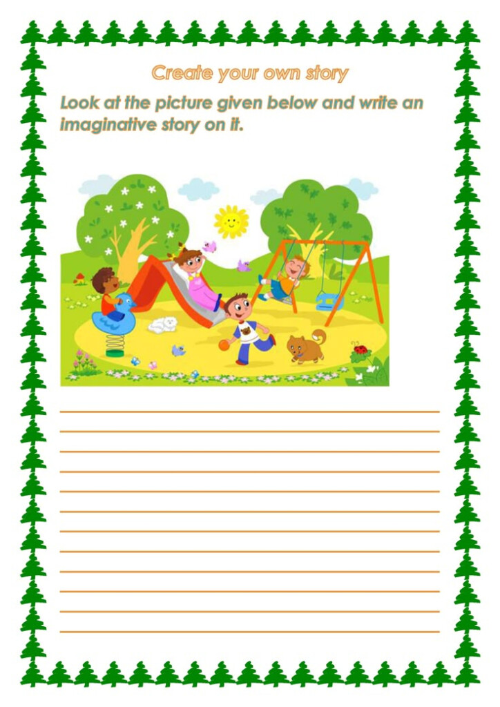 English Story Writing Worksheet Creative Writing Worksheets Easy 