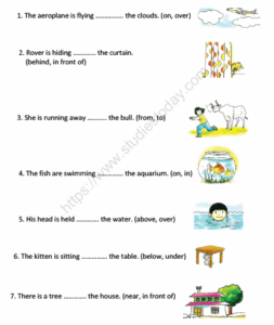 English Worksheet For Class 2 With Answers