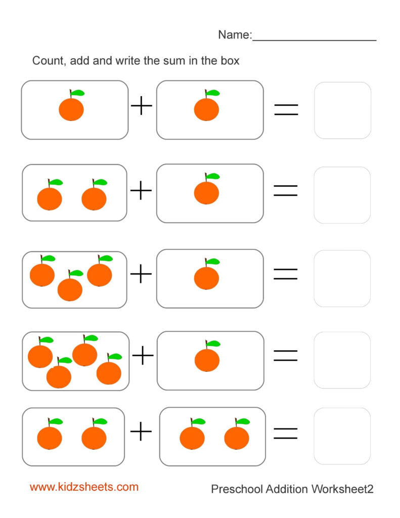 English Worksheet For Kg