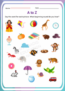 English Worksheet For Kg Vrogue co