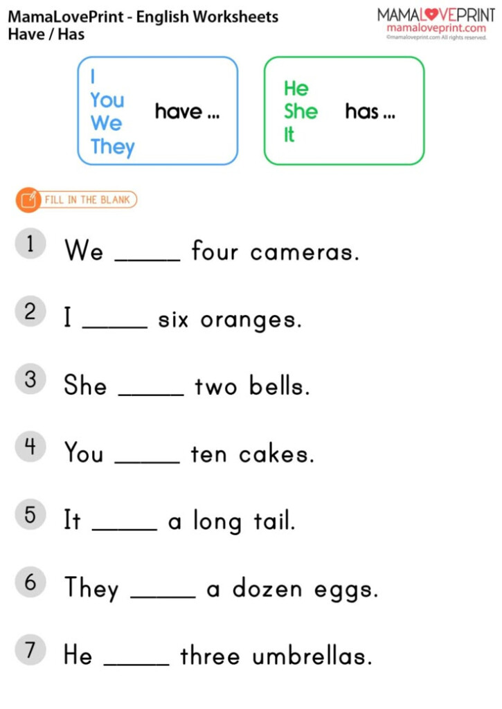 English Worksheets For Grade 1 Pdf