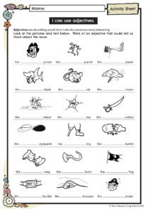 English Worksheets For Grade 3