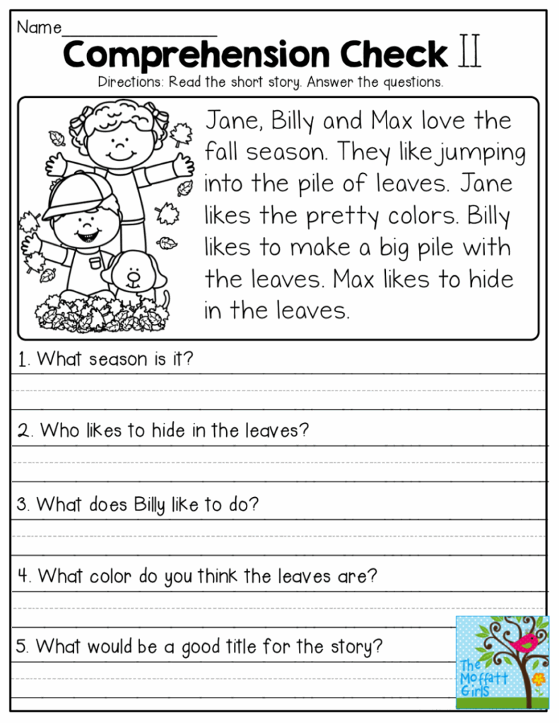 English Worksheets For Grade 3