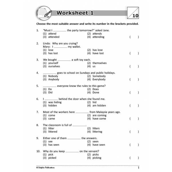 English Worksheets For Primary 4 Worksheets For Kindergarten