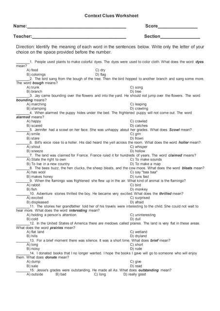 English Worksheets Land Quality Worksheets For Language Learning 