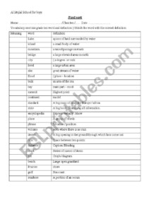 English Worksheets WorkSheet Tenth Grade