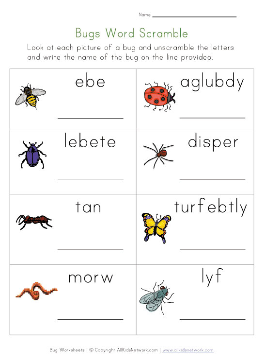 English Year 1 KSSR WORKSHEET