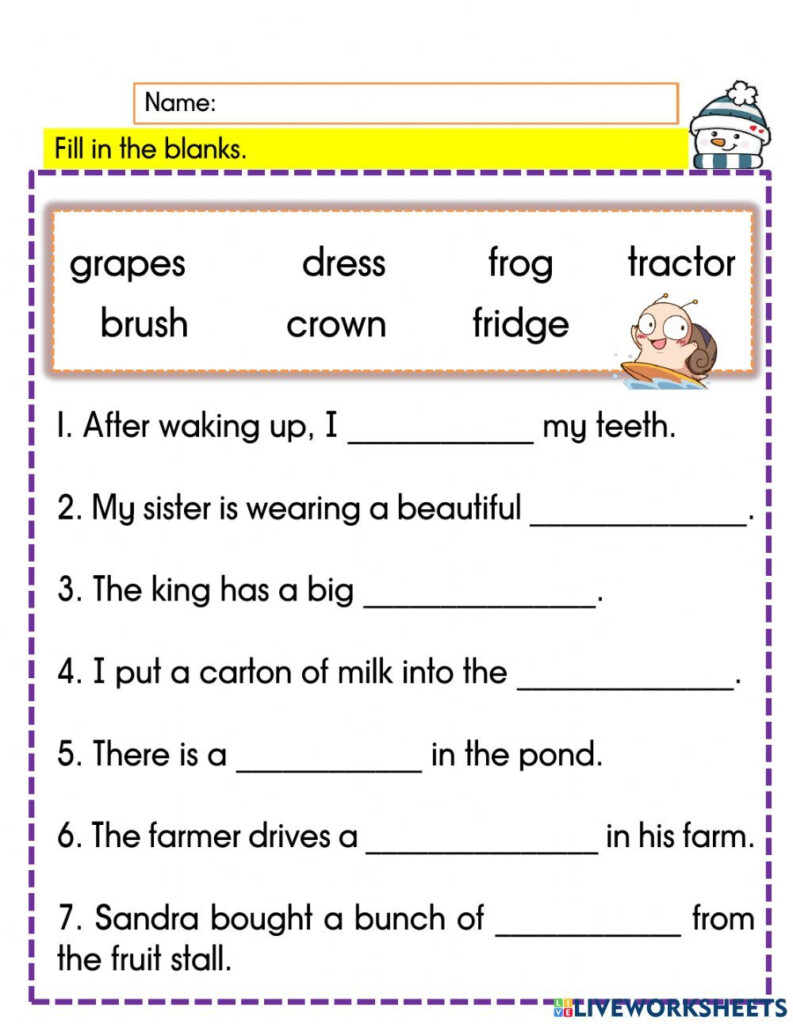 English Year 3 Phonics 2 r Blends 3 Worksheet