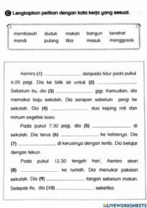English Year 3 Worksheets Malaysia Fundacionfaroccr